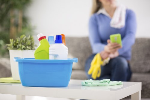 Complaint resolution notes for a carpet cleaning job