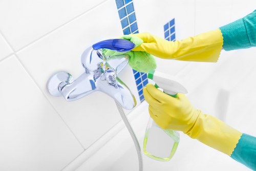 Charity donation and recycling collaboration for reusable cleaning items